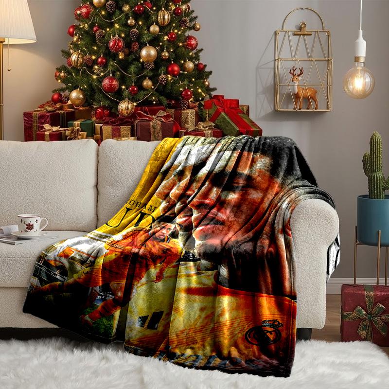 Victory Jude Celebration Blanket Lightweight Ideal Bedding Blanket Perfect for Travel, Camping, Living Rooms, Offices, Sofas, Fan Christmas Gift