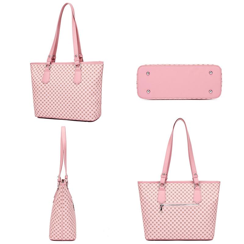 Versatile New Retro Printed Bag Women's Large-capacity Shoulder Underarm Bag Commuter Bag Handbag Student Bag