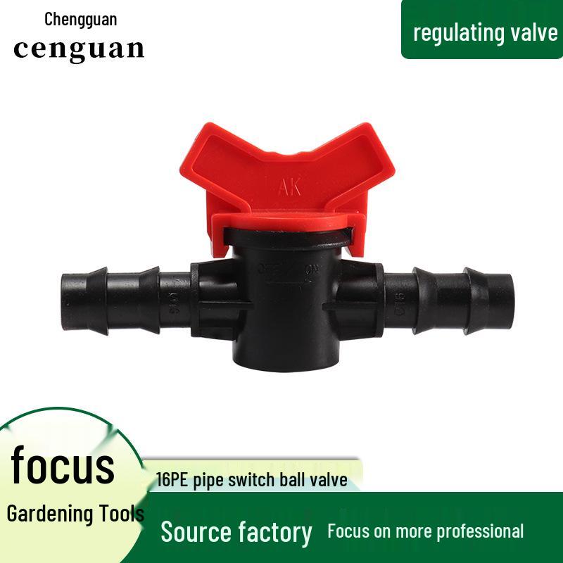 16mm Double Head Ball Valve for Greenhouse Irrigation