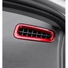 Car Accessories Fit for Honda Civic 11th Gen 2022-2025 ABS Air Vent Trims Dash Board Center Console Decorative Cover Trim 2Pc B Style: Red