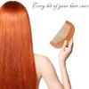 Premium Wooden Hair Natural Peach Scalp Coarse Gift for Men and Women Comb, Wood, Massager, Anti-Static, Teeth, Half-Moon Shape, Unisex, (Type C)