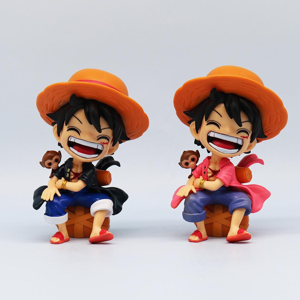Chibi Style One Piece Luffy Zoro Sanji Pvc Gk Handmade Collectible