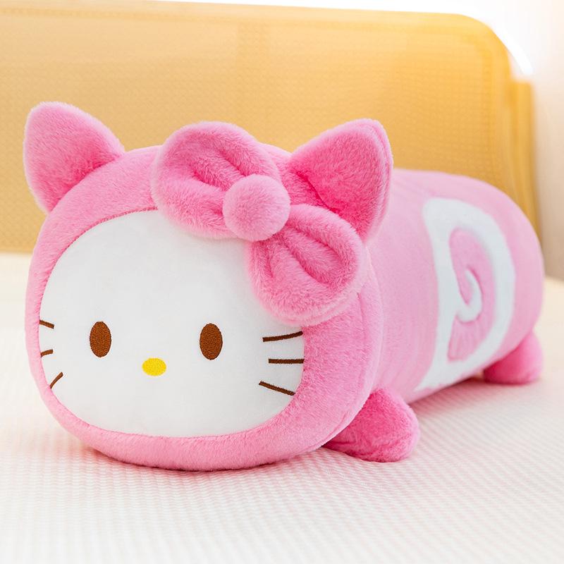 

Плюшева іграшка-кіт у вигляді сирного рулету - Мила довга смугаста м яка тварина для дівчат та дітей, компаньйон для сну 45cm 400g