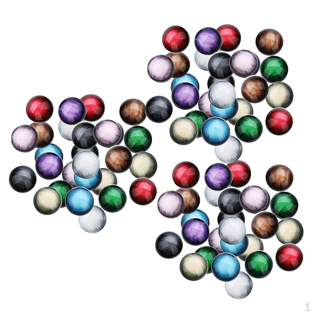 

90 шт. полукруглые украшения из смолы с плоской задней частью, 12 мм, блестящий кабошон «сделай сам», поступление