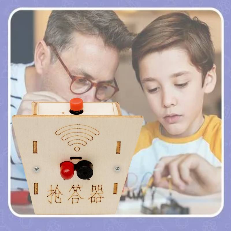 Keyboard Science Experiment Diy Handmade Answering Machine Assembly Fun Model