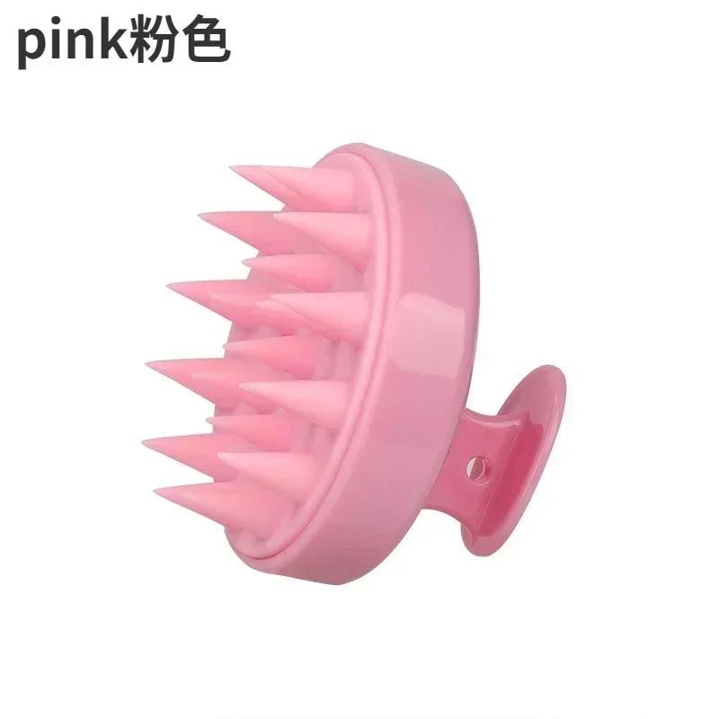 Portable Silicone Shampoo Brush Head Scalp Massage Comb Hair Washing Comb Body Massage Brush Bath Shower Brush Tools Supplies