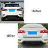 Silver ABS Rear Fog Light Cover for Nissan Sylphy 2016-201