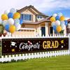 Graduation Season Banner Banner Graduation Scene Decoration Hanging Cloth Color Pattern Party Decoration Table Round Tablecloth
