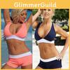 Hochwertige Damen Sommer Mode Bikini Badeanzüge Sexy Boxer Split Bikinis Strand Bikini Für Mühelosen Stil