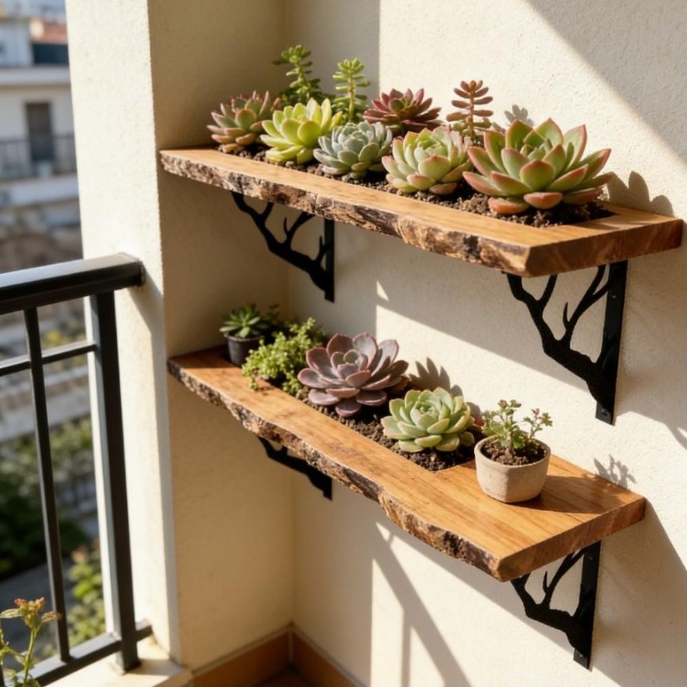 2Pcs Heavy-Duty L-Shaped Brackets Cast Iron Decorative Shelf Bracket  Home Decor