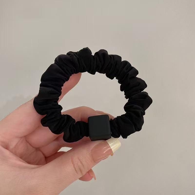 High-End Geometric Minimalist Hair Ties: Versatile Korean-Inspired Rubber Bands for Women