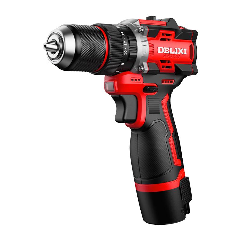 DELIXI Electric Cordless Brushless Impact Drill/Screwdriver CN Plug (adapter Included)