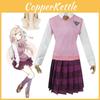 Danganronpa V3 Akamatsu Kaede Cosplay Costume Full Set Exquisite Uniform Design