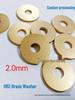 Thickened H62 Brass Copper Sealing Washer - Non-standard Flat Round Gasket