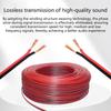Twist Servo Auditory Extension Cable 1.0mm² Speaker Cable For Home Theater And Stage with Double Shielding