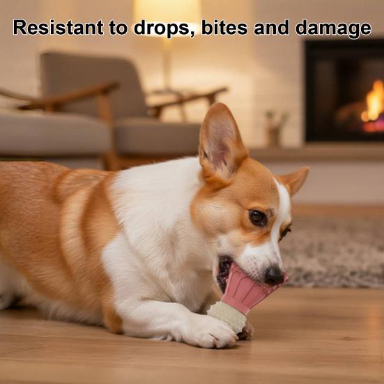 Hund Federball Kauspielzeug Welpen Zahnungsspielzeug mit Glocke Tischtennis Schläger Hund Leckerli Spender Interaktives Apportierspielzeug für Draußen Spiel Training
