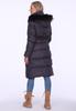 WOMEN' DOWN WINTER COAT WITH FUR-TRIM HOOD