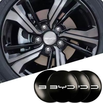 Wheel Center Hub Cap Rim Cover Emblem Sticker For BYD M6 G3 G5 T3 13 F3 F0 S6 S7 E5 E6 L3 Tang Yuan Atto3 Song Covers Accessorie