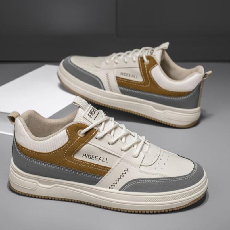 Fashion 2025 Spring New Men's Breathable Thick Soled Board Shoes Fashionable Casual Soft Soled Comfortable and Lightweight Sports Shoes