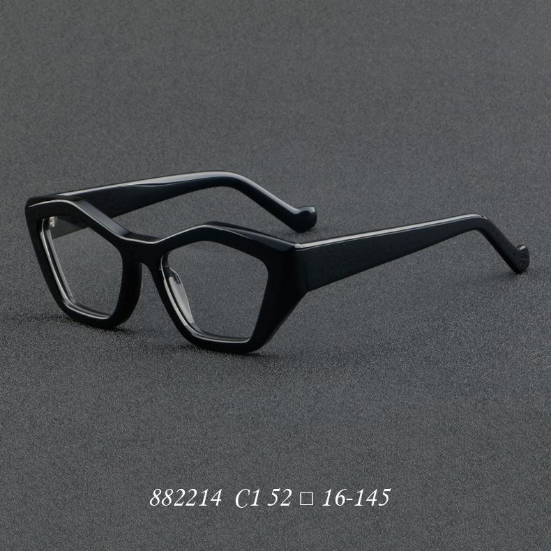 

Ретро Очки с Толстой Оправой и Большими Линзами – Европейский и Американский Модный Тренд