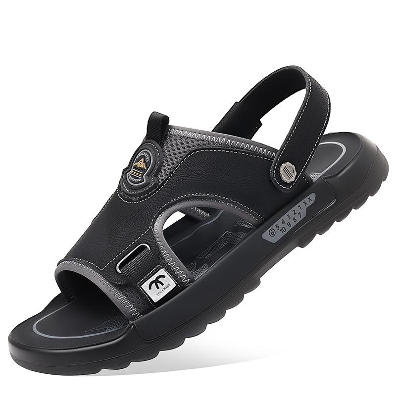 

Fashion Summer New Designer Outwear Dual-use Driving Sandals for Men Set Foot Flip-flops Anti-slip Wear-resistant Dad Shoes Male 38