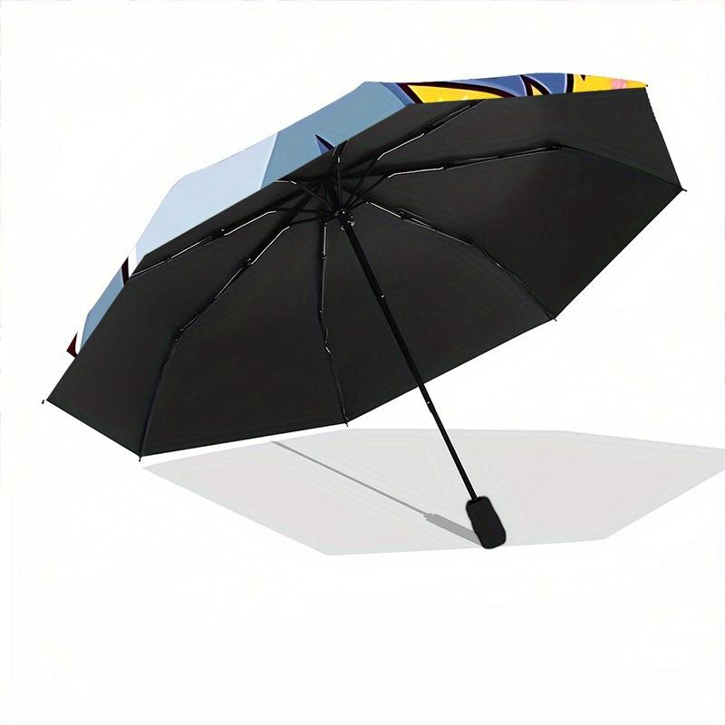 1pc Tom Jerry Sweets Automatic Open/close Umbrella, Heavy-Duty Iron Frame, Folding Portable Design, Travel, Everyday Use164