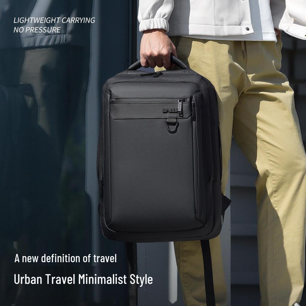 Men's Fashion Multi-pocket Laptop Backpack - Large Capacity, Commuter-friendly