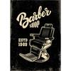 Vintage Friseursalon Poster Klassischer Friseurstuhl Werkzeuge Herrenrasur Drucke Leinwandmalerei Wandkunst Bilder Heim Wohnzimmer Dekor