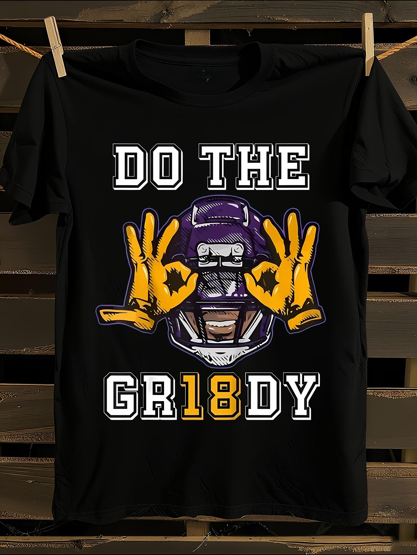 Do the Griddy Football Graphic Tshirt S