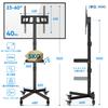 FORGING MOUNT TV Mobile TV Stand for TV Stand with High Angle with Load Capacity Up To 40 VESA 400 X 400 Space for Home Commercial Display Use Stand,