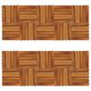 Day and Night - Day and Night Vertical Pattern Terrace Tile 20 Units Acacia Wood 30x30cm