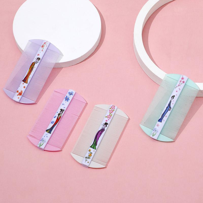 Bamboo Lice Comb Double-Sided Super Dense Teeth Remove Dandruff Scalp Cleansing Scalp Massage Comb Flea Removal Hair Tools