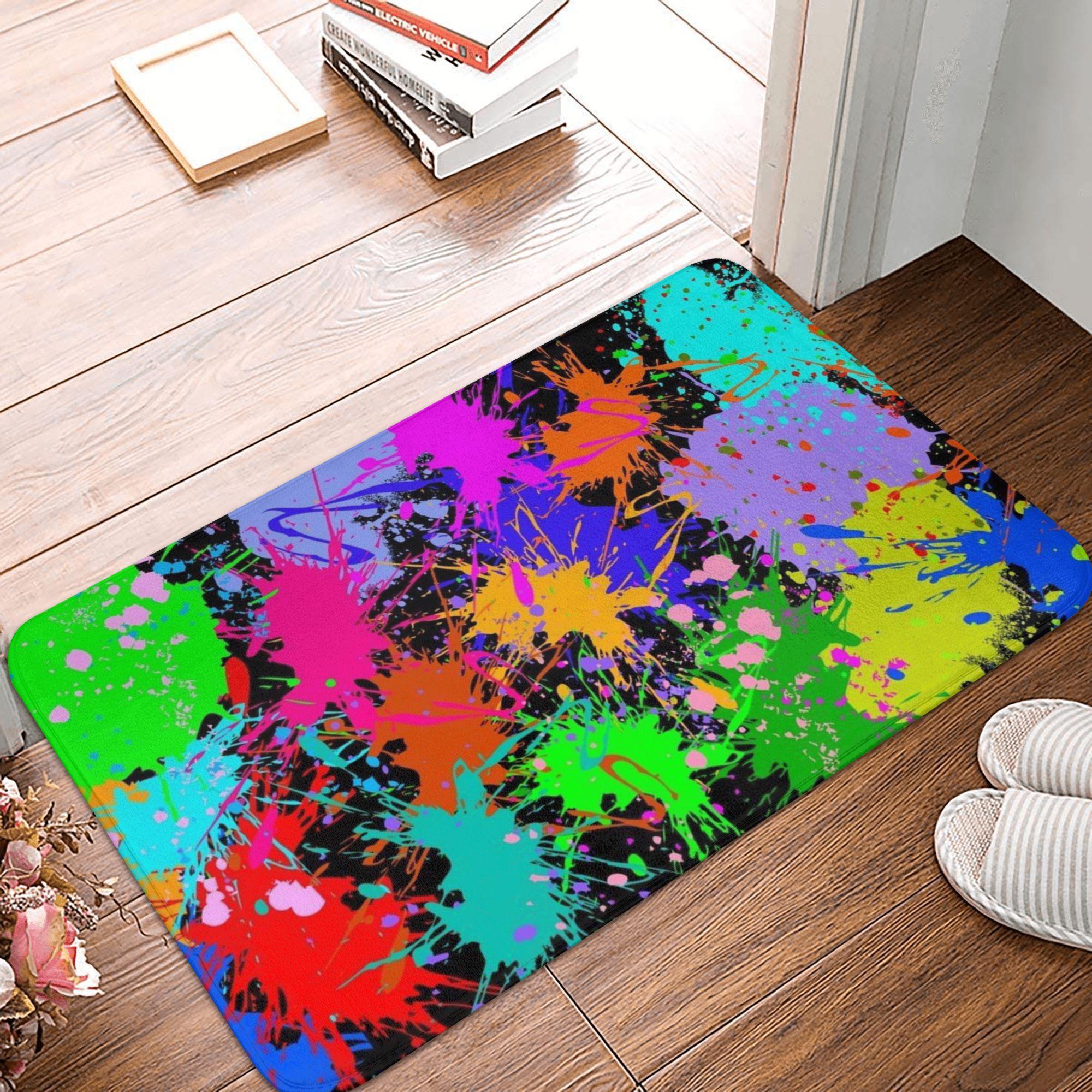 

Street Pop Art Graffiti Doormat Anti-Slip Bathroom Kitchen Mat Living Room Door Floor Entrance Carpet Rug 40cmx60cm