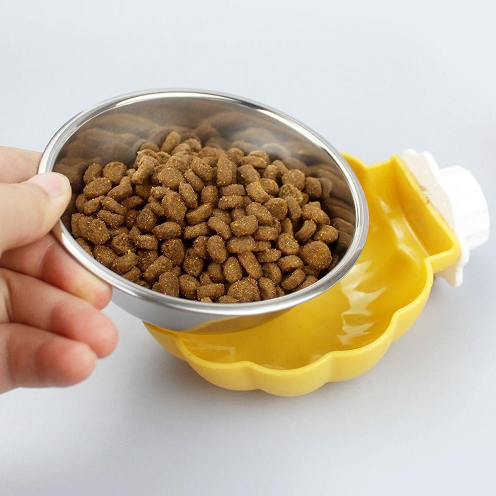 Movable Lifting Pet Hanging Food Bowl Pet Bowl  for Rabbit Hamster Bird Cat Pet Feeding Supplies