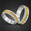 Wedding Ring Electro 5Mm Car Flower Ring, Male And Female Color Ring, Ring, Simple Jewelry