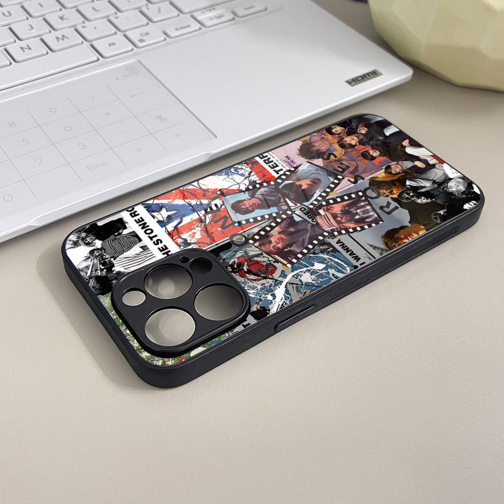 Band The Stone Roses Phone Case Tempered Glass For IPhone 16 13 14 17 12 15 11 Pro Max Plus Mini XR SE2020 Coque
