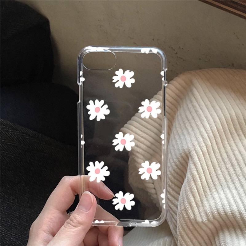 Summer flower small daisies Phone Case for iphone 13 11 12 pro XS MAX 8 7 6 6S Plus X 5S SE 2020 XR case