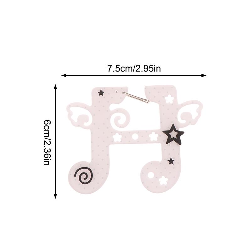 Cute Note Carabiner Keychain Cartoon Acrylic Keyring Couple Key Holder For Girls Backpack Pendant Bag Charm Lovely Gifts