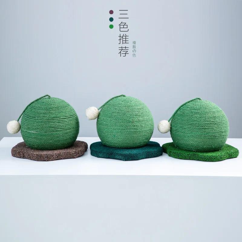 Placă de zgâriat pentru pisici cactus, gheare magică, coloană rotundă de zgâriat din sisal, jucărie durabilă pentru pisici, care nu zgârie.
