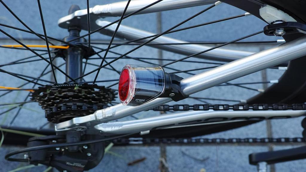 Crops Bicycle Solar Charging Reflector Tail Light 80JSRV-NUSB (C2T03-04-0384)
