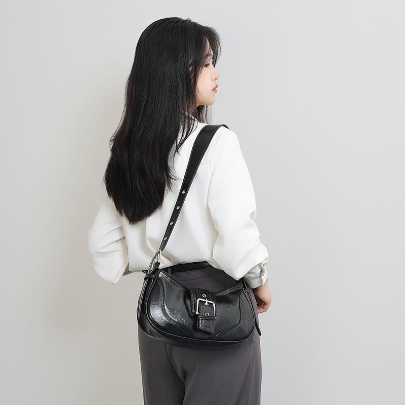 Niche Design Saddle Bag, Simple Commuting Underarm Bag, Single-shoulder Bag, High-quality Crossbody Bag for Women
