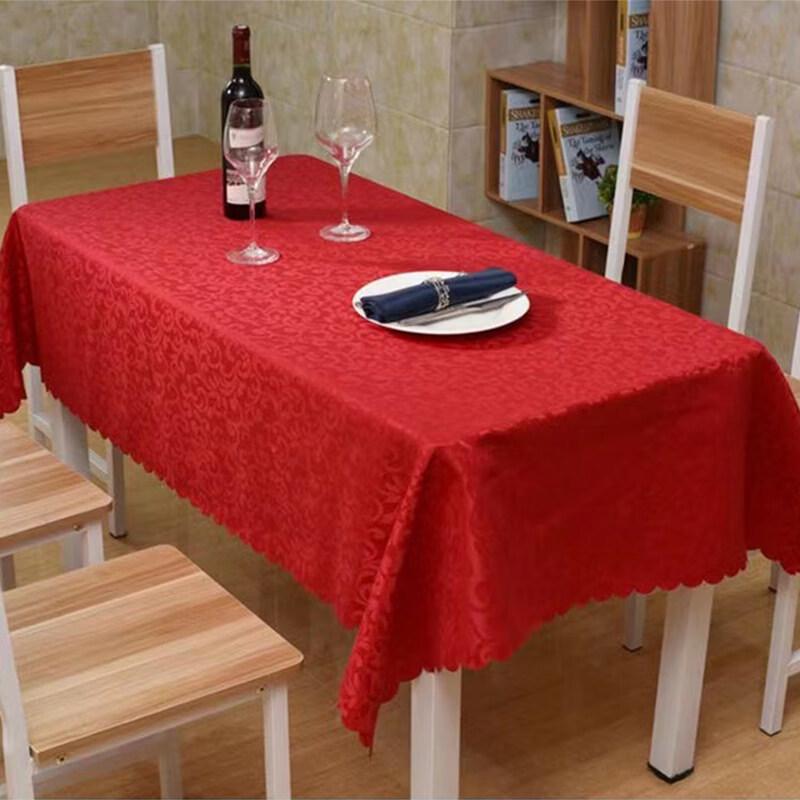 Laiming Round Crochet Flower Tablecloth