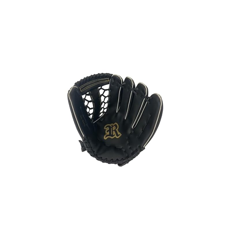 DB (DeeBee) Softball Glove, Right-Handed Throw, Adult Size, Suitable for Soft Baseball/Softball, All-Around Use, Black, 12.5 Inch, 6448
