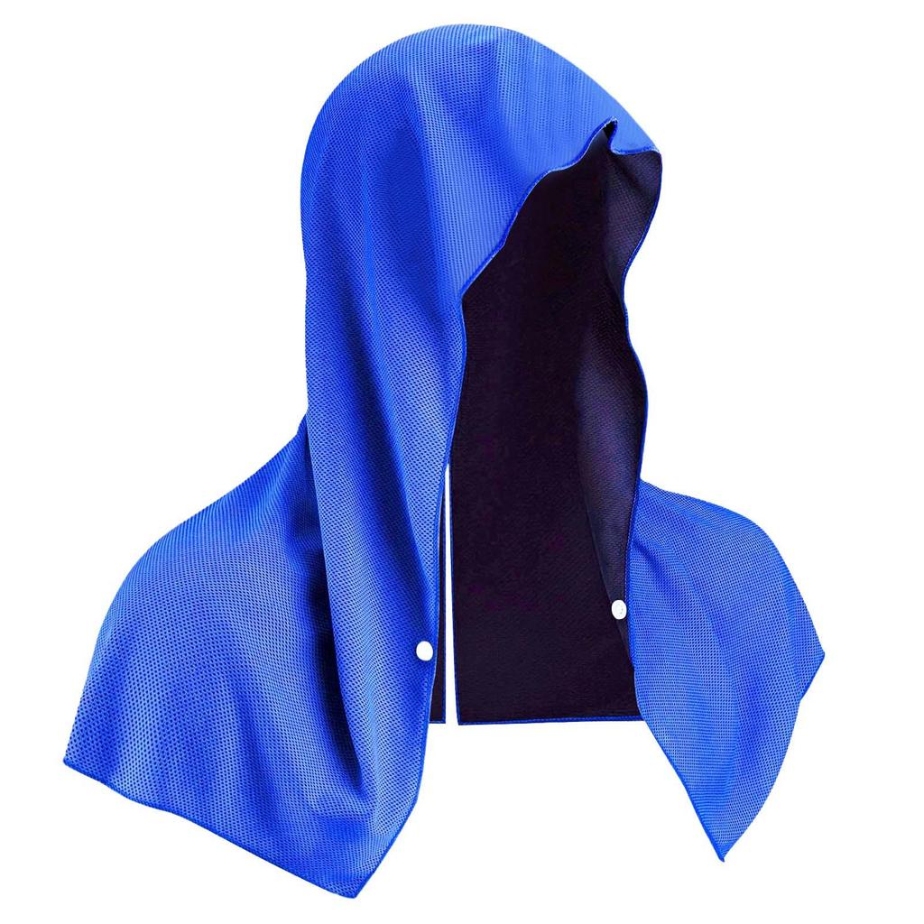 Quick-Dry Sports Cooling Towel & Sunscreen Hoodie for Gym, Beach, and Camping