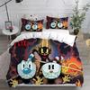 Cute Cartoon Game Cuphead Duvet Cover Pillowcase Bedding Set Adult Boy Girl Bedroom Decoration Children Gift Single Double Large