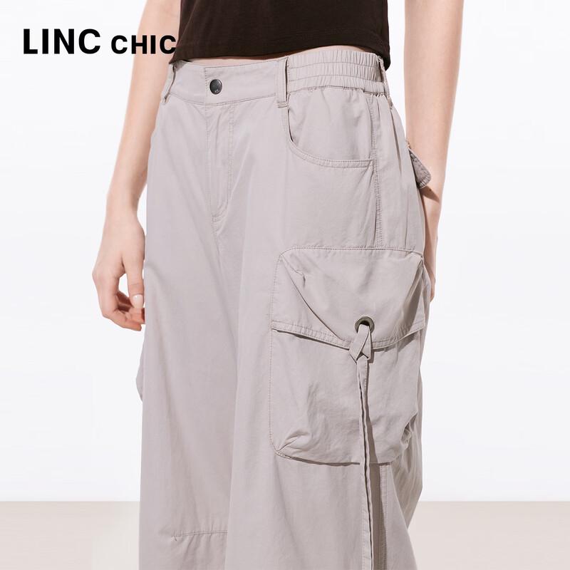 Jinyujie Women's Straight-Leg Cargo Casual Pants