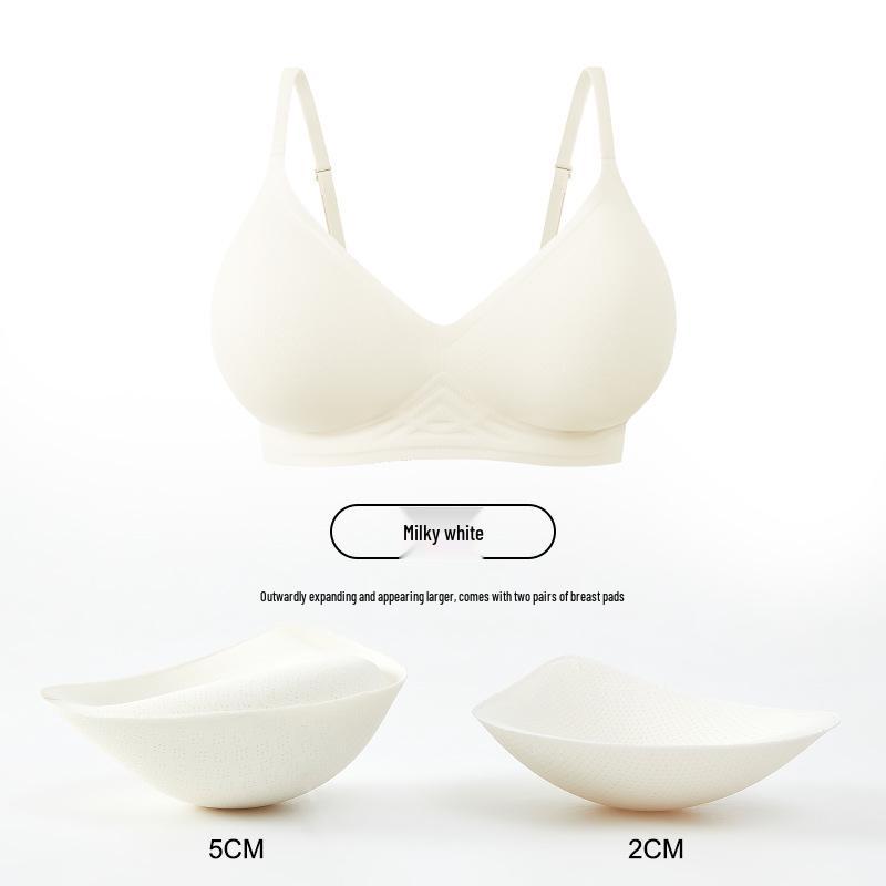 

122 Бесшовный бандаж U-образной формы для демонстрации груди: Женский бюстгальтер с расширяемой чашкой на одной пуговице для маленькой груди, красивая открытая спина L белый