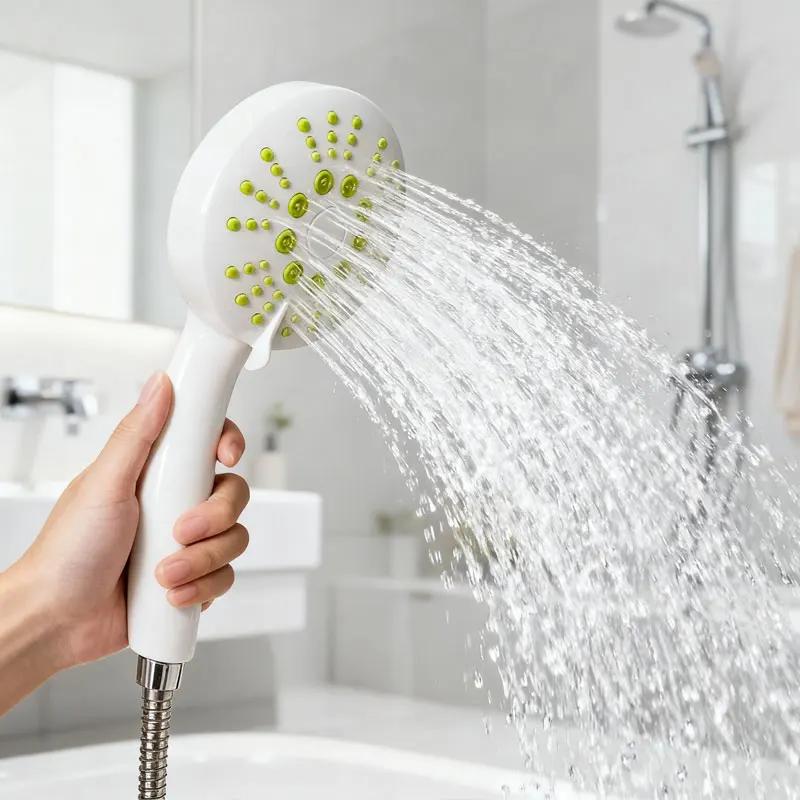 Shower Set High Pressure Handheld Shower Head Showerhead Single Function Shower Sprinkler Head Spray Nozzle Bathroom Accessories
