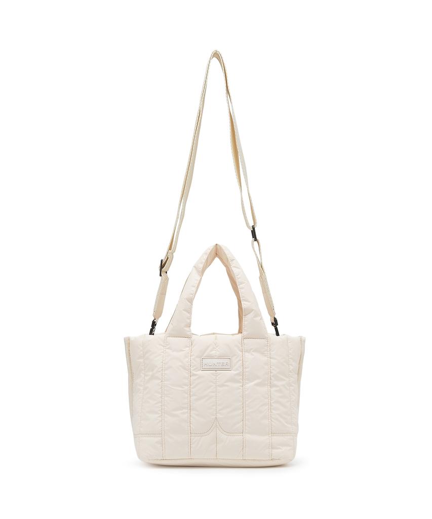 Hunter [Unisex] Intrepid Puffer Mini Tote Bag - White Willow
