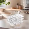Air Fryer Rack Grilling Rack Basket Stainless Steel 3 Layers Air Fryer Accessories Oven Grill Steamer Stackable Kitchen Gadgets